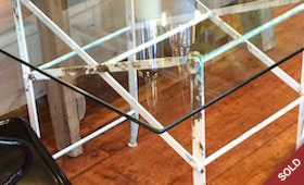 Glass Top Desk/Table