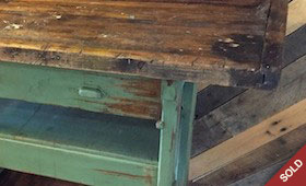 Vintage Carpenters Bench